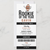 Rookie van het Jaar Football Gepersonaliseerd Verj Kaart (Voorkant)