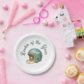 Rookie van het Jaar Football Papieren Bordje (Feest)