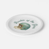 Rookie van het Jaar Football Papieren Bordje (Gekanteld)