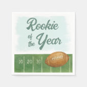 Rookie van het Jaar Football Servet (Voorkant)