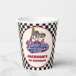 Rookie van het Jaar Gepersonaliseerde Honkbal Verj Papieren Bekers