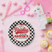 Rookie van het Jaar Gepersonaliseerde Honkbal Verj Papieren Bordje (Feest)