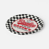 Rookie van het Jaar Gepersonaliseerde Honkbal Verj Papieren Bordje (Gekanteld)