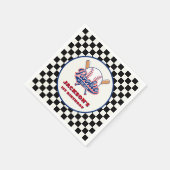 Rookie van het Jaar Gepersonaliseerde Honkbal Verj Servet (Hoek)