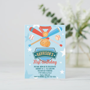 Rookie van het Jaar Honkbal 1e Verjaardag Briefkaart