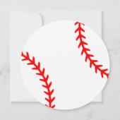 Rookie van het Jaar Honkbal 1e Verjaardag Kaart (Achterkant)