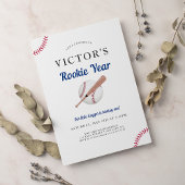 Rookie van het Jaar Honkbal 1e Verjaardagsfeest Kaart