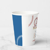 Rookie van het Jaar Honkbal 1e Verjaardagsfeest Papieren Bekers (Rechts)