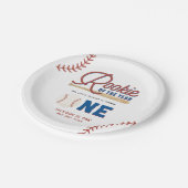 Rookie van het Jaar Honkbal 1e Verjaardagsfeest Papieren Bordje (Gekanteld)