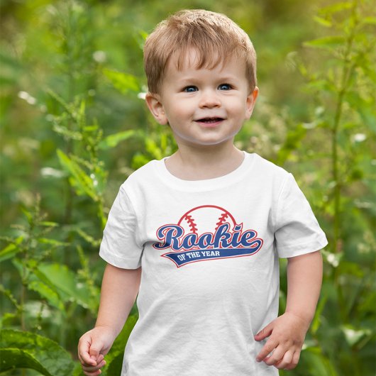 Rookie van het jaar honkbal kinder shirts