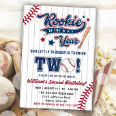 Rookie van het Jaar Honkbal Tweede 2e Verjaardag Kaart