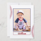 Rookie van het Jaar Honkbal Tweede Verjaardagsfees Kaart (Achterkant)