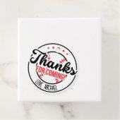 Rookie van het Jaar Honkbal Verjaardagsfeest Bedankjes Labels (In situ)