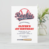 Rookie van het Jaar Kind 1e Verjaardag Kaart (Staand voorkant)