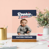 Rookie van het Jaar Kind Foto Acryl Bord (Huwelijk)