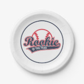 Rookie van het Jaar Papieren Bordje (Voorkant)