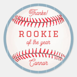 Rookie van het jaar Verjaardagsgunst Ronde Sticker