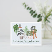 Rooking voor u | BRIEFKAART PLANTEN (Staand voorkant)