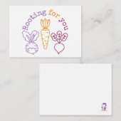 Rooking voor u notitiekaartje (Voorkant / Achterkant)