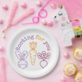 Rooking voor u papieren bordje (Feest)