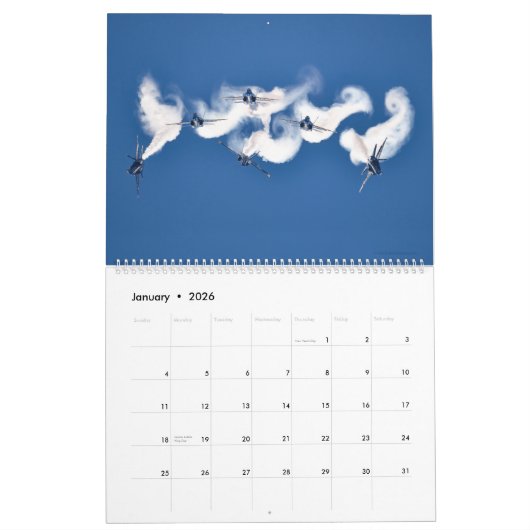 "ROOKJE AAN!" - Demonstratieteam voor de marine va Kalender (Jan 2026)