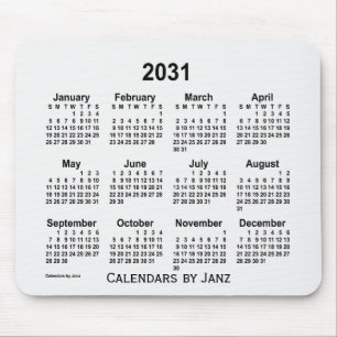 Rookkalender 2031: Muismat Janz