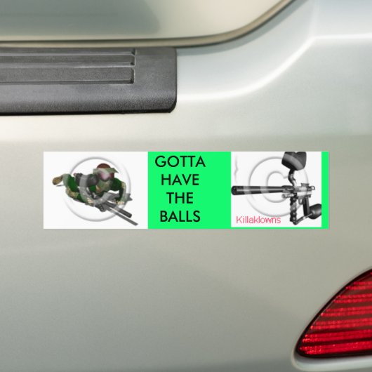 Rookkoppen, schilderman, GOTTA HAVETH.. Bumpersticker (Op auto)