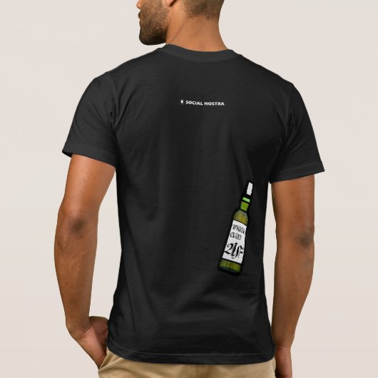 ROOKLAUGH - SOCIALE NOSTRA™ T-SHIRT (Achterkant)