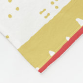 , rookloze abstracte, moderne geometrische stijl fleece deken (Hoek)