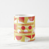 , rookloze abstracte, moderne geometrische stijl koffiemok (Center)