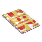 , rookloze abstracte, moderne geometrische stijl notitieboek (Rechterzijde)