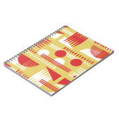 , rookloze abstracte, moderne geometrische stijl notitieboek (Linkerzijde)