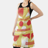 , rookloze abstracte, moderne geometrische stijl schort (Insitu)