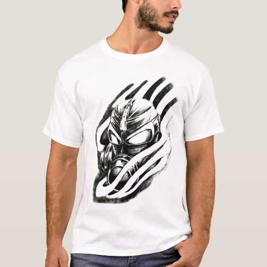 Rookmasker T-shirt (Voorkant)
