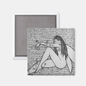 Rookmelig Magneet (Voorkant / Achterkant)