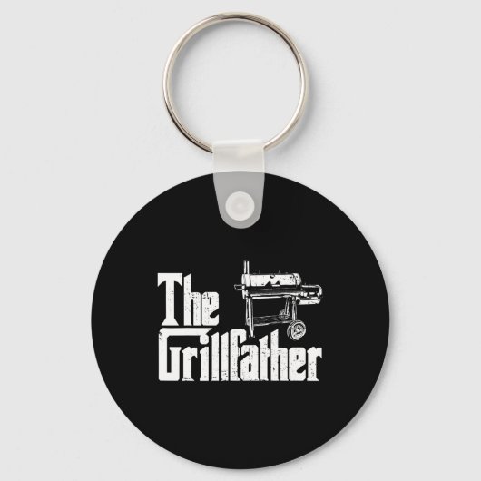 Rookovens en Grill Chef Grillfather Gegrilde Sleutelhanger (Voorkant)
