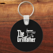 Rookovens en Grill Chef Grillfather Gegrilde Sleutelhanger (Voorkant)