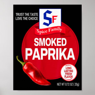 Rookpaprika Halloween Sce Kostuum Groepsmatching Poster