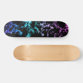 Rookpatroon 2 op zwart skateboard (Horizontaal)