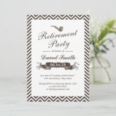 rookpijp Chevron Pensioen Kaart (Staand voorkant)