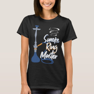 Rookring Meester Hookah Shisha Voor Mannen Shisha  T-shirt