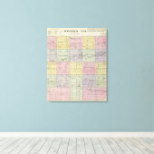 Rooks County, Kansas Canvas Afdruk (Insitu (Houten vloer))