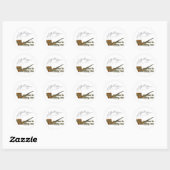 Rooksensatie Ronde Sticker (Vel)