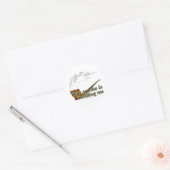 Rooksensatie Ronde Sticker (Envelop)