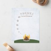 Rooksignalen Dank je wel Notitiekaartje (Voorkant / Achterkant in situ)