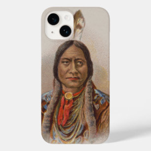 Rooksignalen: Lakota Indian Chief Sitting Bull Case-Mate iPhone 14 Hoesje