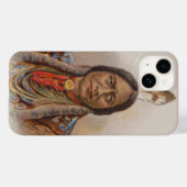 Rooksignalen: Lakota Indian Chief Sitting Bull Case-Mate iPhone Case (Achterkant (horizontaal))