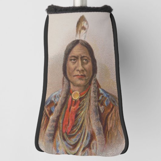 Rooksignalen: Lakota Indian Chief Sitting Bull Golfheadcover (Draai 90)