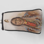 Rooksignalen: Lakota Indian Chief Sitting Bull Golfheadcover (Voorkant)