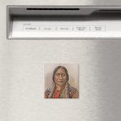 Rooksignalen: Lakota Indian Chief Sitting Bull Magneet (Insitu (Vaatwasser))